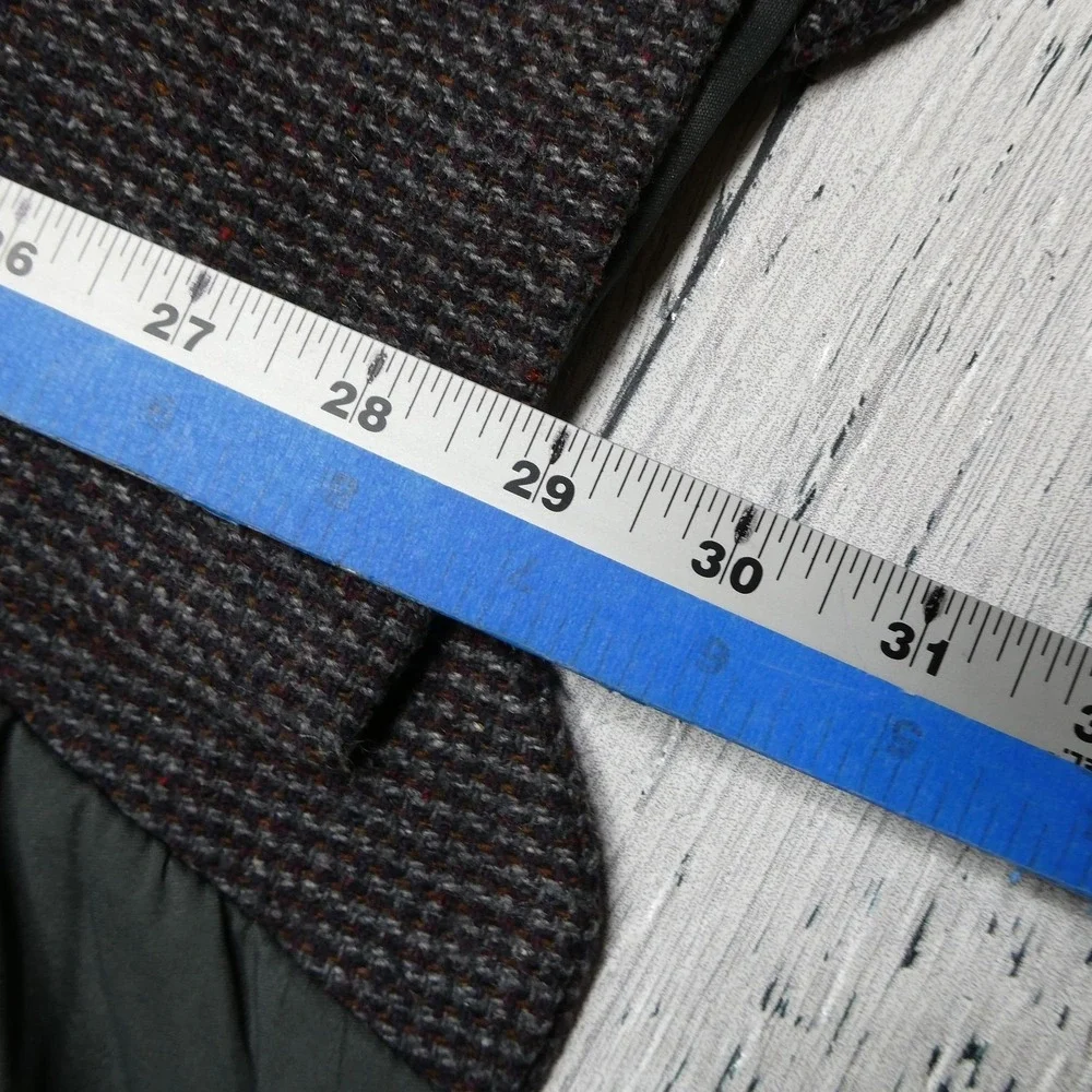 Ashford & Rhodes ltd Blazer‎ Mens 40R Gray Tweed Two Button Notch Lapel Jacket